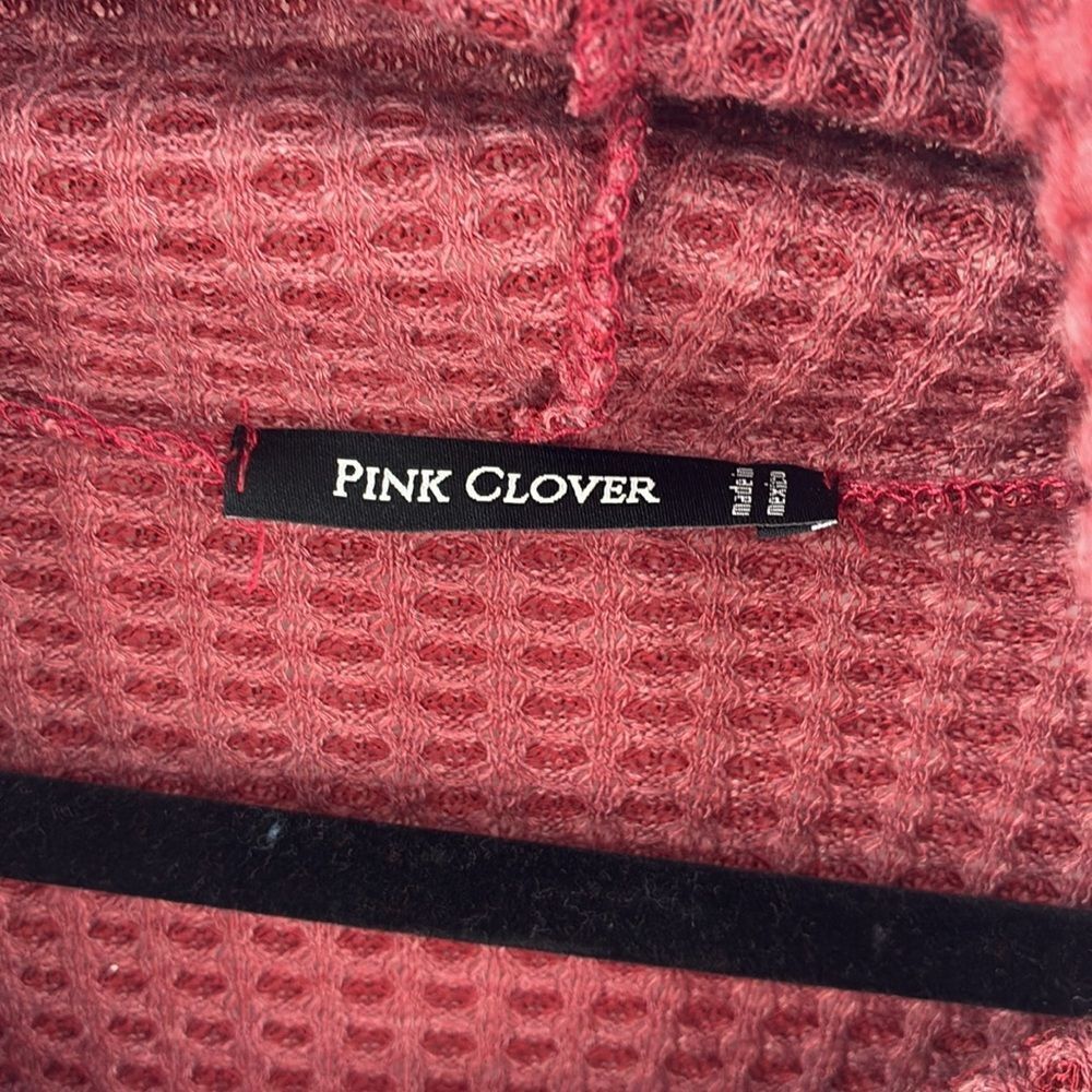 Pink Clover Cowl Neck Sweater in Burgundy size M NWOT - Picture 2 of 6